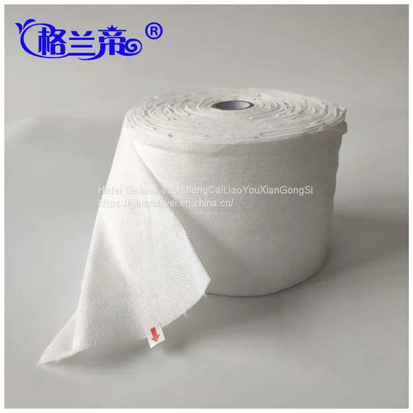 Grande 21*23CM Disposable Facial Towel Wet And Dry Dual Makeup Removal Cotton Reticulate Pattern Soft Towel Roll photo-2