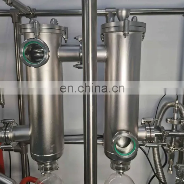 Turnkey Solution Production Line Hemp Oil Distillation Wiped Film Molecular Distillation photo-4