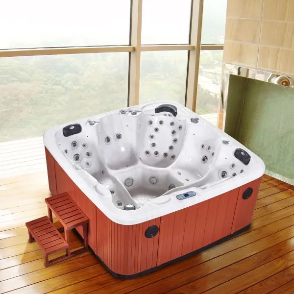JOYSPA Luxury Hot Tub Plug and Play 5 Person in Ground Hottub With Spa Heater photo-5