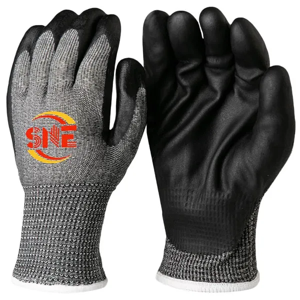 Snellsafety Cut Resistant Foam Nitrile Winter Cold Protection Safety Glove