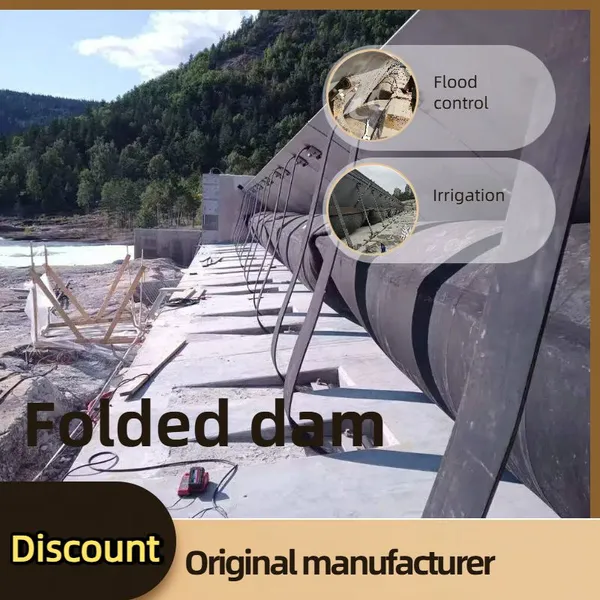 Big Rubber Inflatable Waterproof Dam / Flood Protection Barrier/Water Injection Flood Barrier