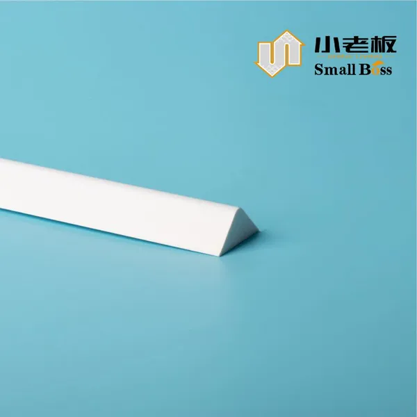 Wholesale Manufacture PVC Foam Triangle Formwork PVC Fillet Edge Profile Plastic Chamfer for Concrete photo-6