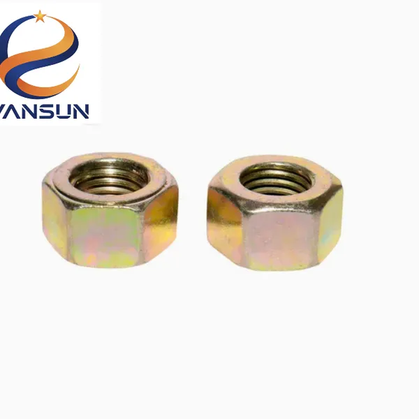 DIN 934 Carbon Steel Yellow Color Zinc Plated Hexagon Nut photo-4