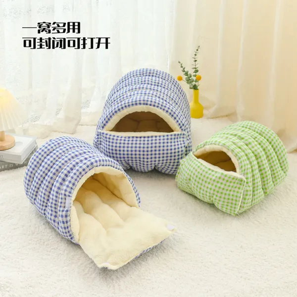 Hot Sale Indoor Comfortable Pet Beds Removable Warm Cat Cave Bed Pet Dog Bed