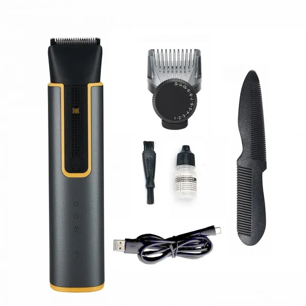 Cordless Hair Clipper With 4 Hours Long Runtime, Ceramic & Stainless Steel Sharp Blade, Adjustable Barber Style Design photo-2