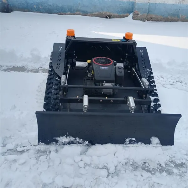 Gas-electric Hybrid Industrial Single Cylinder Walking Speed 0~4Km/H Cutting Height 1-18 cm Adjustable R/C Lawn Mower
