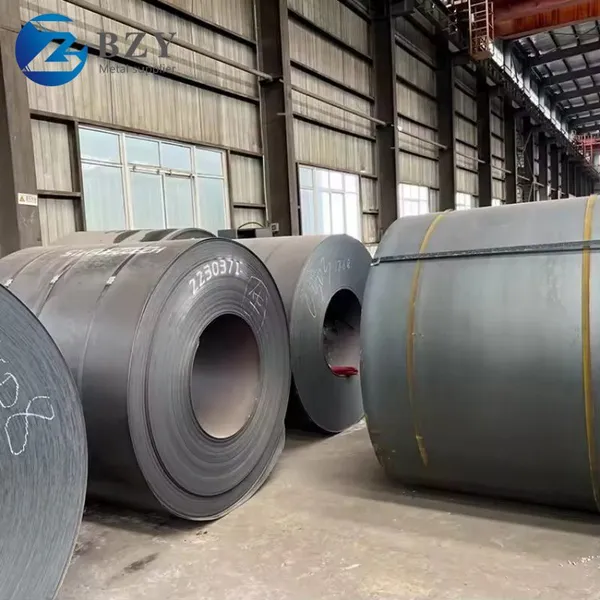 Custom Hot Rolled Steel Coil ASTM A36 Q195 Q215 Q235 Q255 Q275Q355 Ss400 Steel Coil 8mm 3mm Hot Rolled Carbon Steel Coil photo-1