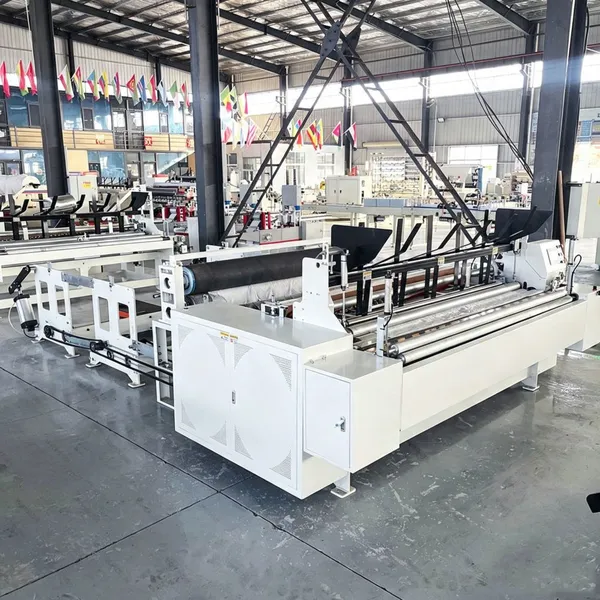 Automatic Toilet Paper Roll Machine Tissue Paper Machine Toilet Tissue Paper Making Cutting Packing Machine for Sale photo-2