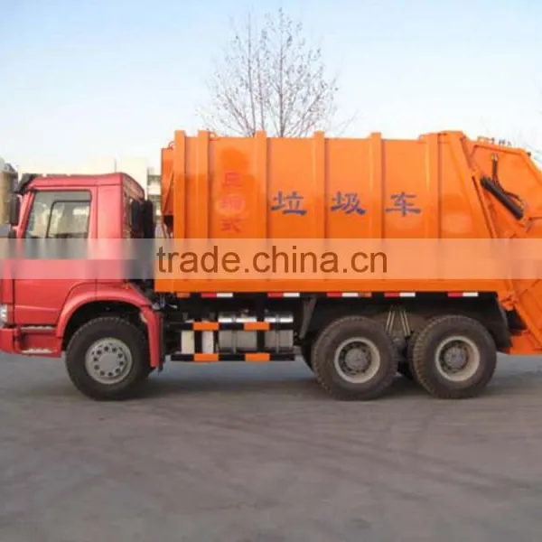 2015 New Product HOWOJHL5250ZYS 16CBM 380hp Compressed Garbage Truck Price for Sale Made in China Hot Sale photo-2