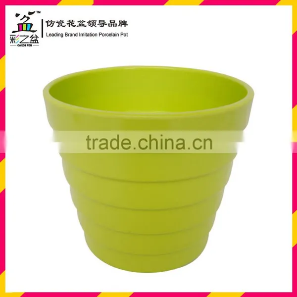 Hot Sell Direct Manufacturer Stepped-shape Plastic Melamine Flower Pot MX1305-2