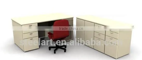 Steel Office Furniture Front Desk With Drawer