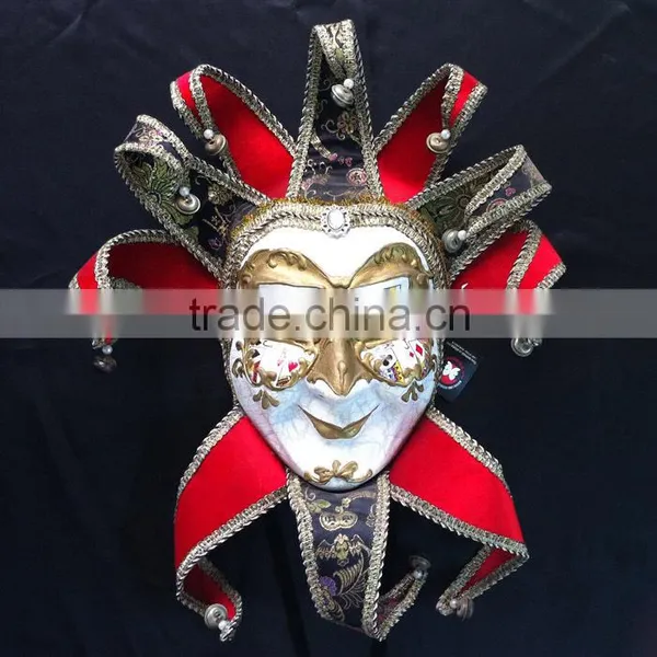 Wholesale Halloween Party Masquerade Venice Handmake Colored Drawing Plastic Mask photo-2