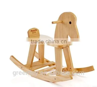 Wood Animal Rocking Horse for Baby Riding photo-2