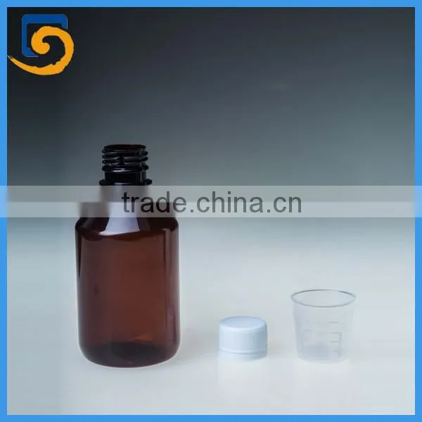 250ml 500ml PET Cough Syrup Bottle /amber Cough Syrup Bottle Hot Sale