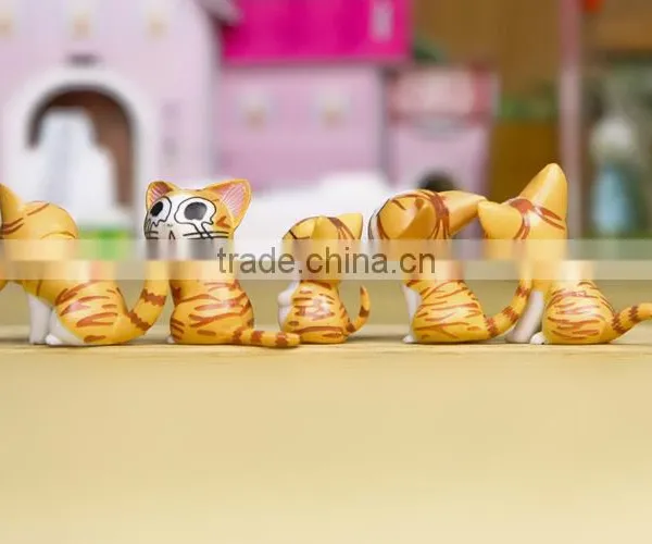 Blue Cat Doll Doll Cat Furnishing Articles Wholesale Anime Gifts PVC Figure A Set of Nine photo-3