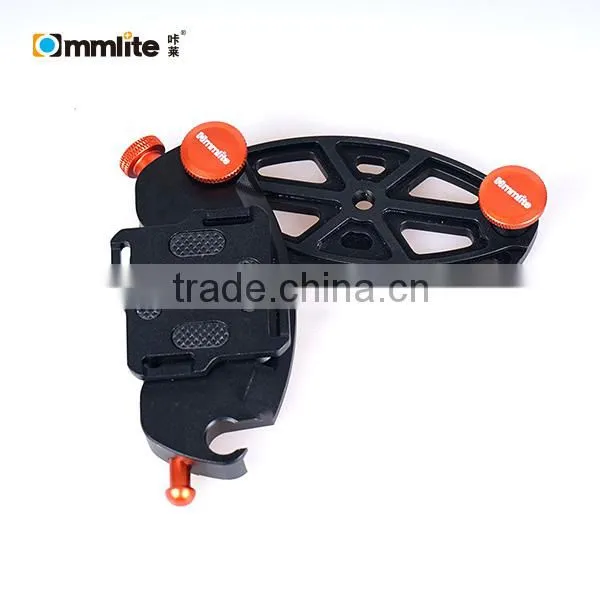 Commlite Aluminum CNC Metal Multi-functional Non-shaking and Stable Hanging Quick-Release Waist Belt Buckle Holster photo-4