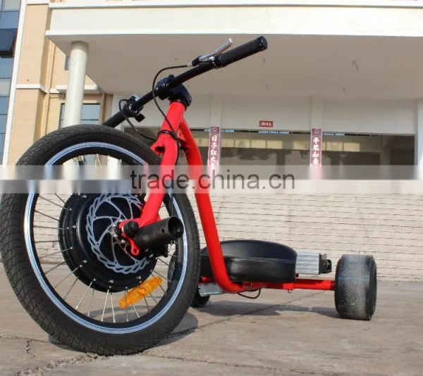JOBO Amazing 48V 500W/1000W 3 Wheel Tricycle Electric Drift Trike for Adult photo-2