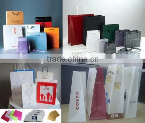 Shopping Carry Paper Bag Making Machine/Automatic Brown Kraft Paper Bag Making Machine/square Bottom Paper Bag Making Machine photo-4