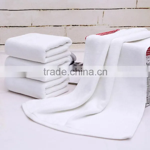 White Hotel Towel/Factory Price Cotton Beach Bath Towel photo-2