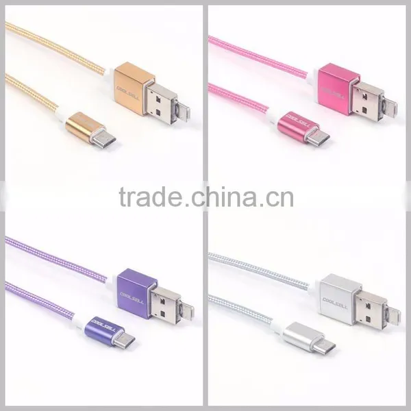Mutil Function OTG Usb Cable Braided Usb Cable With OTG Function photo-3