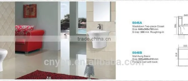 Sanitary Ware Ceramic Bathroom Designs Two Piece Toilet photo-4