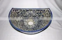 Mosaic Hand Painted Moroccan Wash Sink