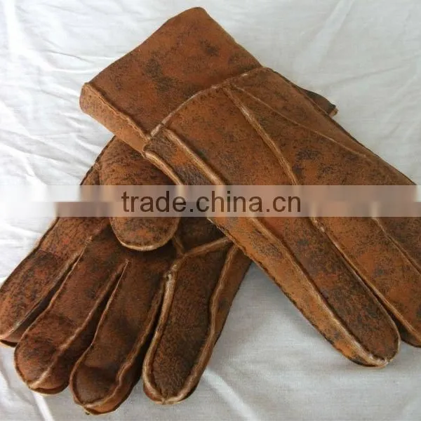 2012 Hot Sale Handmade Australia Sheepskin Golves