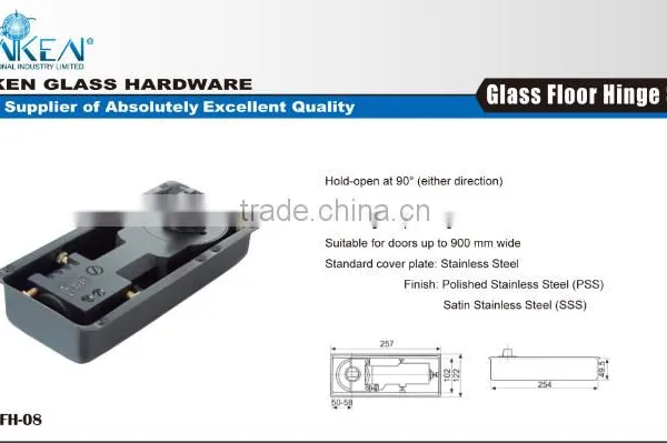 High Quality Hardware Glass Floor Hinge Series