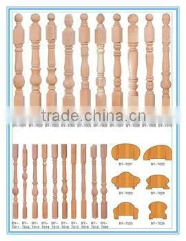 Red Oak Handrail Round Handrail Bracket