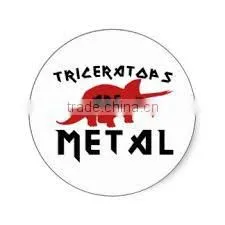High quality customized etching metal sticker