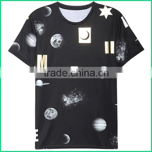 Custom Cheap Dry Fit Mans t Shirts or Custom Printed 3dt-shirt and Print Tshirt Sample Design for Men With 3Dprinting photo-3