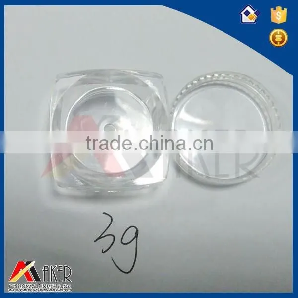 3gram AS Square Plastic Jar With Lid photo-3