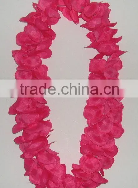 Colorful Whole Colored Hawaiian Flower Leis