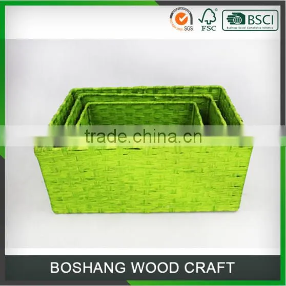 High Quality Basket Willow Basket Waster Paper Natural Material Basket