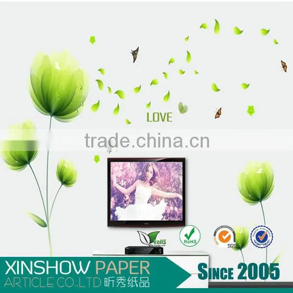 New Arrival Wholesale Waterproof Nature Style Pvc Sticker Paper