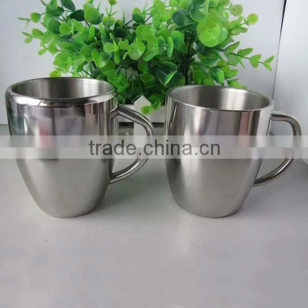 Double Wall Stainless Steel Coffee Cup 300ml
