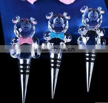 Cheap And High Quality Crystal Animal Wine Bottle Stopper photo-3