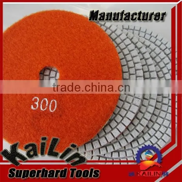 30#-3000# 4inch/100mm Diamond Wet Polishing Pad for Stone Quality Choice photo-2