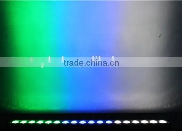 CE&RoHs Certificate Excellent Color Mixing Outdoor IP66 Pixel LED Bar 18* 4-in-1 RGBW Wall Washer LED Light photo-4
