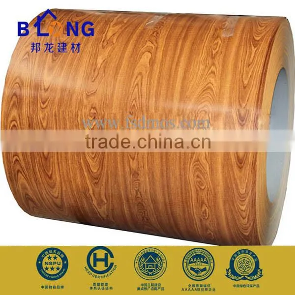 Wooden Pattern Roll Coated Aluminum Coil
