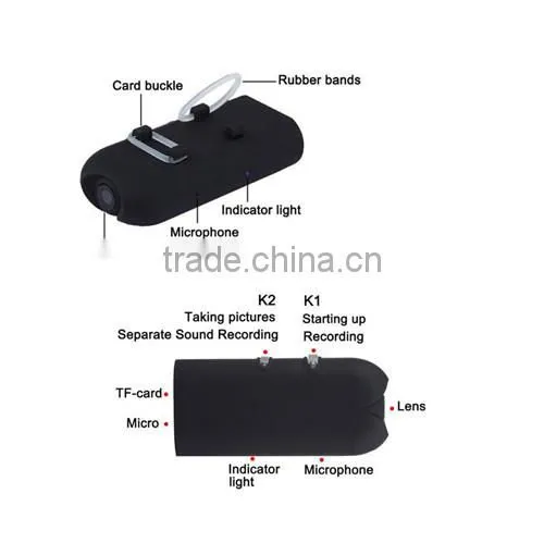 HD 1280X720P Wearable Spy Hidden Sunglasses Camera photo-3
