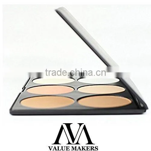 6 Colors Smothen Formula Oil Control Foundation Powder Forehead ,nose,chin and Cheek Pressed Powder photo-4