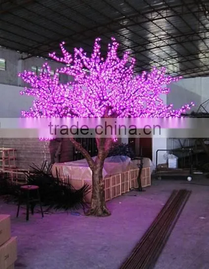 High Simulation Waterproof Cherry Blossom 3m Decoration 220v Led Tree Light photo-6