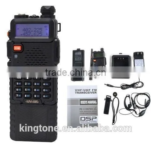 Best Sell CE FCC Rohs Approved BAOFENG UV-5R Handheld Walkie Talkie 5W Vhf Uhf 2-way Radio photo-4