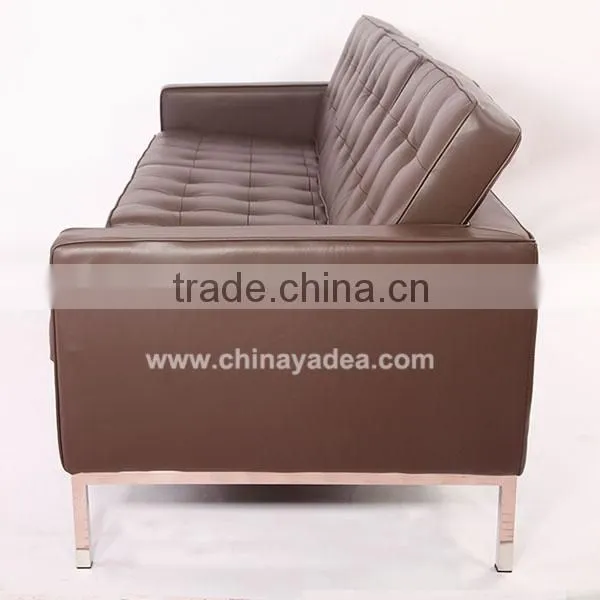 Bauhaus Florence Knoll Sofa Three Seater Leather Sofa photo-3