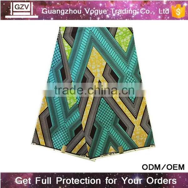 Online Wholesale High Quality 100% Cotton Super Java Print Fabric African Wax Prints photo-3