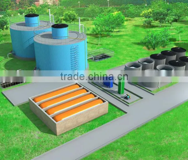 China Low Cost PUXIN Soft Dome Biogas Digester for Sewage Plant photo-4