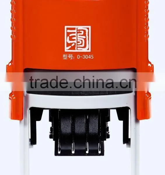 Oval 30*45mm Factory Date Code Self Inking Stamp , Standard Type Date Time Stamp photo-2