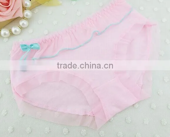Sexy Low Waist Breathable Female Underwear Lace Women Briefs photo-4