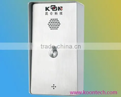 Stainless Steel KNZD-45 IP Door Phone Intercom System Elevator Telephone photo-2
